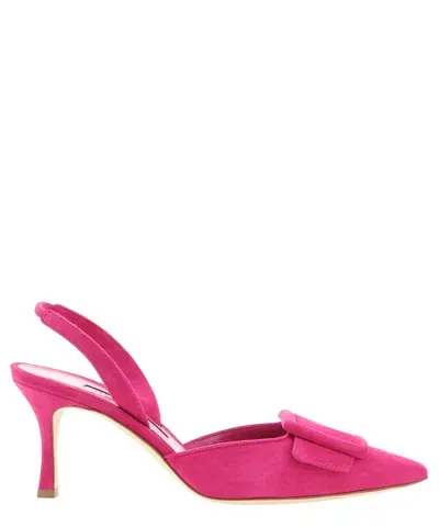 Manolo Blahnik Maysli Pumps In Pink