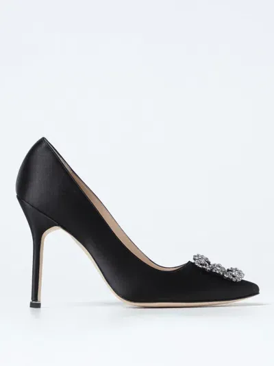 Manolo Blahnik Shoes  Woman Color Black In Schwarz