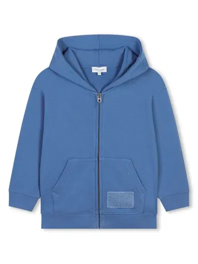 Marc Jacobs Kids' Hooded Cardigan In Blue