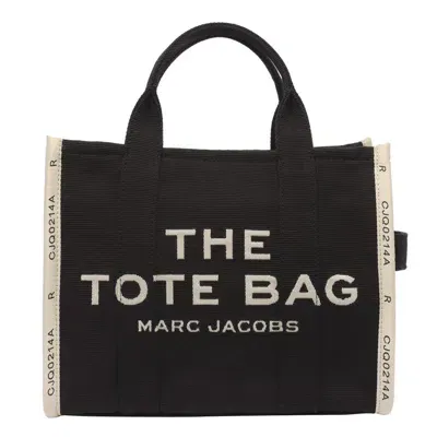 Marc Jacobs The Jacquard Medium Tote Bag In Black