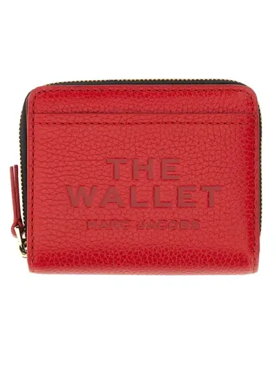 Marc Jacobs The Mini Compact Wallet In Red