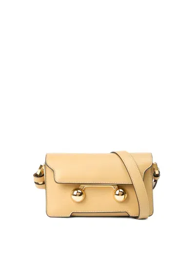 Marni Mini Trunkaroo Shoulder Bag In Nomad (beige)