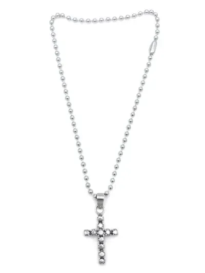 Martine Ali Cross-pendant Charm In Silver