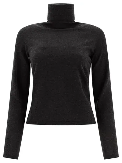 Max Mara Cashmere Turtleneck In Grey