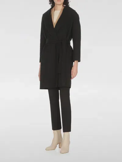 Max Mara Trench Coat  Woman Color Black In Schwarz