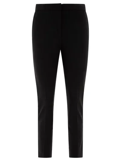 Max Mara Viscose Jersey Trousers In Black