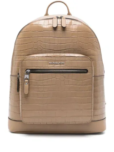 Michael Kors Hudson Backpack In Grey