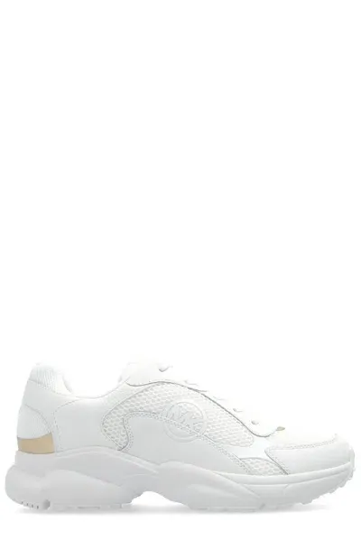 Michael Michael Kors Sami Panelled Mesh Sneakers In White