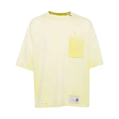 Miharayasuhiro Maison Mihara Yasuhiro T-shirts In Yellow