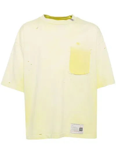 Miharayasuhiro Sun Faded Like T-shirt In Yellow