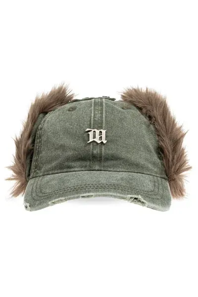 Misbhv Sankt Moritz Logo Plaque Fur Cap In Green