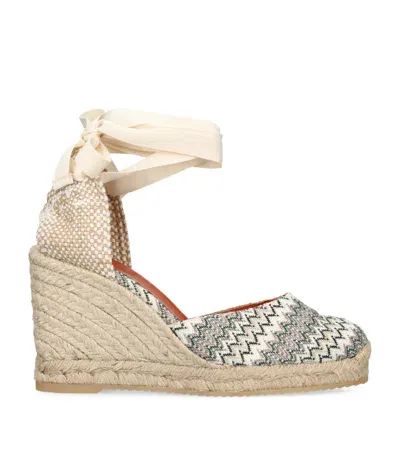 Missoni Eva Wave Espadrilles 80 In Green