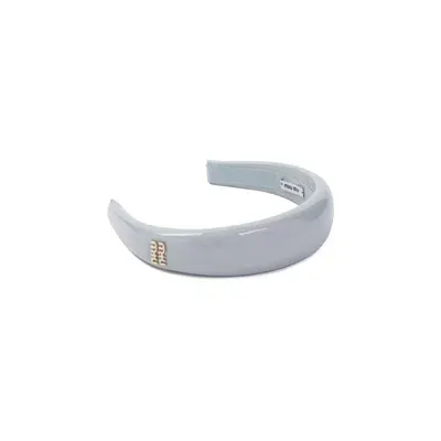 Miu Miu Headband In Gray