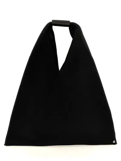 Mm6 Maison Margiela Classic Japanese Shoulder Bag In Black