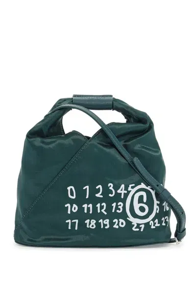 Mm6 Maison Margiela Japanese Classic Shoulder Bag In Green