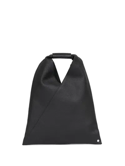 Mm6 Maison Margiela Japanese Small Tote In Black