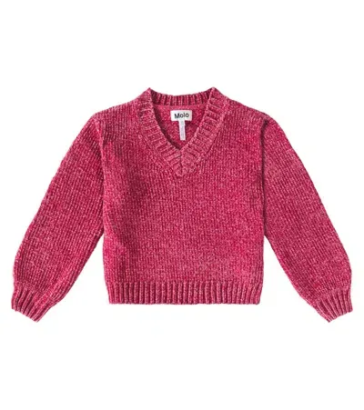 Molo Kids' Germaine Sweater In Pink