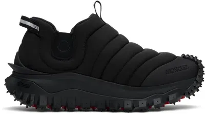 Moncler Black Trailgrip Après Sneakers In 999 - Black