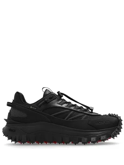 Moncler Trailgrip Gtx Low Top Sneakers In Black