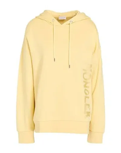 Moncler Hooded Sweatshirt In Yellow