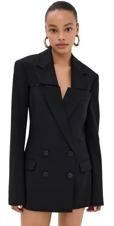 Monse Slashed Two Piece Blazer Black