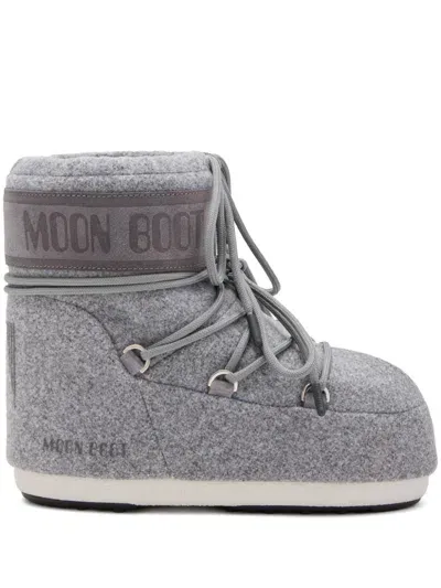 Moon Boot Mb Icon Low Felt In Grey