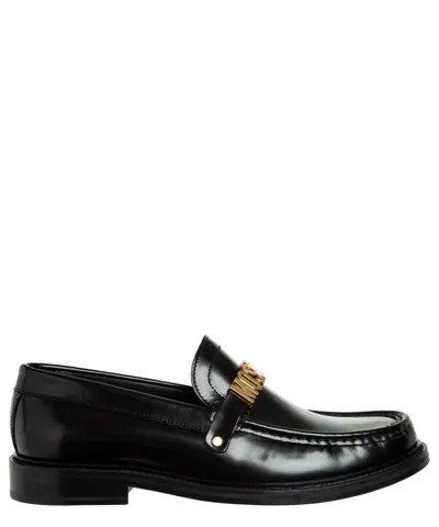 Moschino Loafers In Black