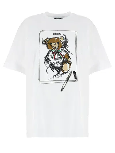 Moschino Printed T-shirt In White