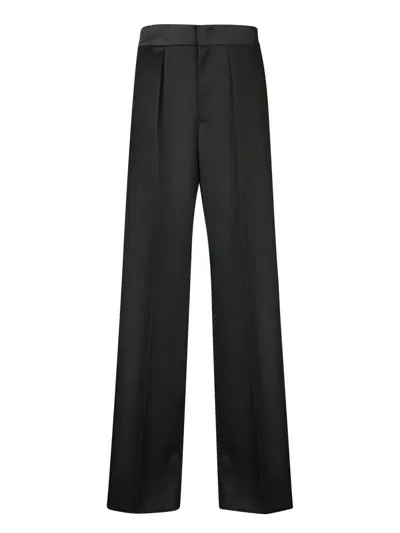 Moschino Trousers In Black