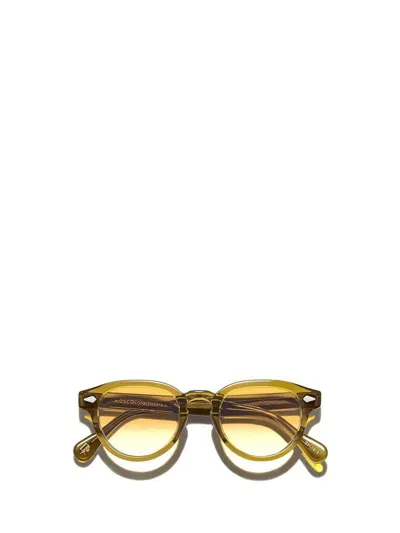 Moscot Sunglasses In Olive Brown (chestnut Fade)