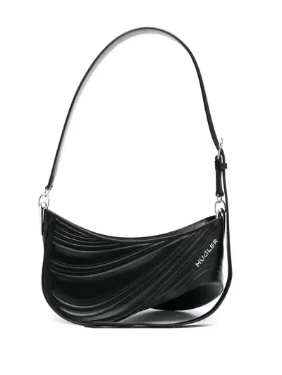 Mugler Shoulder Bag In Black