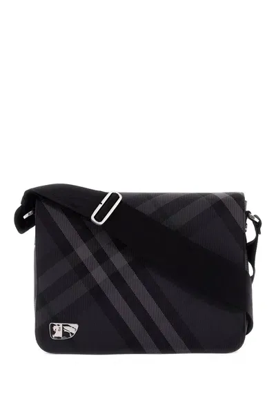 Mugler Zenith Leather Shoulder Bag With 9 In Black