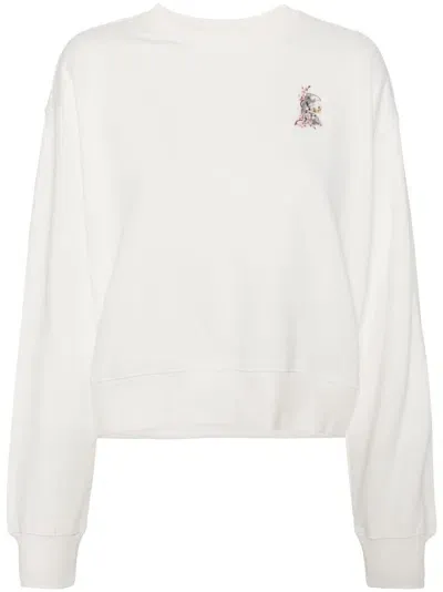 Musium Div. Embroidered Sweatshirt In Nude