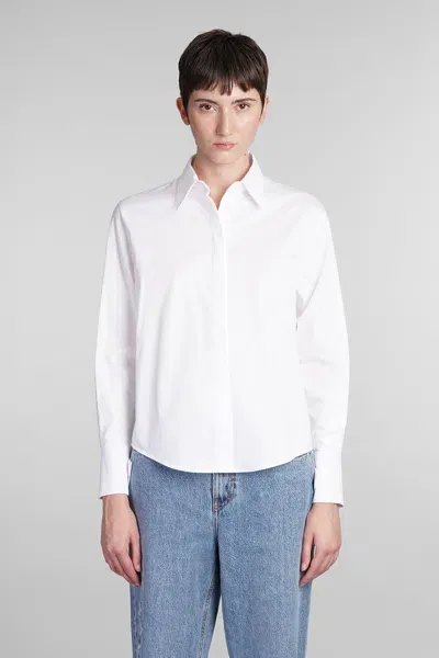 Mvp Wardrobe Cocoa Shirt In White Cotton