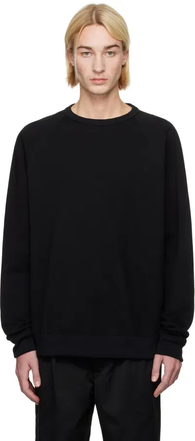 Nanamica Black Crew Neck Sweatshirt In K Black