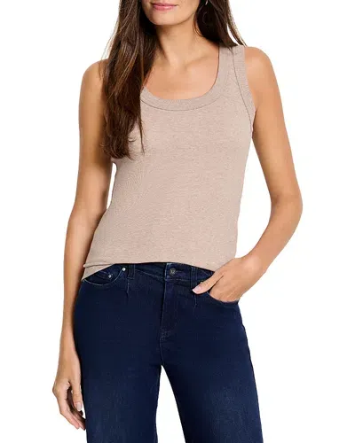 Nic + Zoe Nic+zoe Perfect Knit Tank In Malt Heath