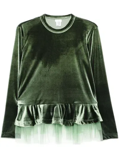 Noir Kei Ninomiya Tutu T-shirt In Green