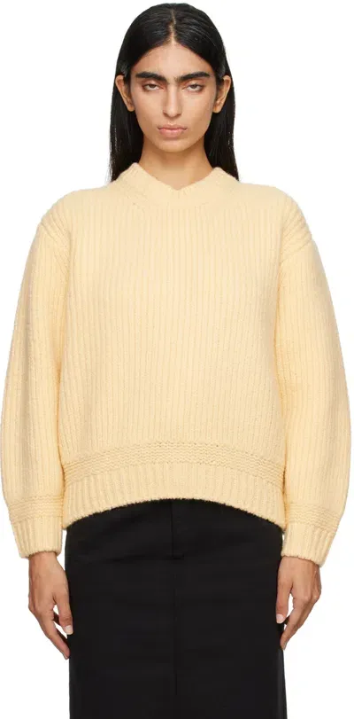 Nothing Written Yellow Tobu Volume Sweater