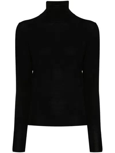 Nuur Merino-wool Sweater In Black