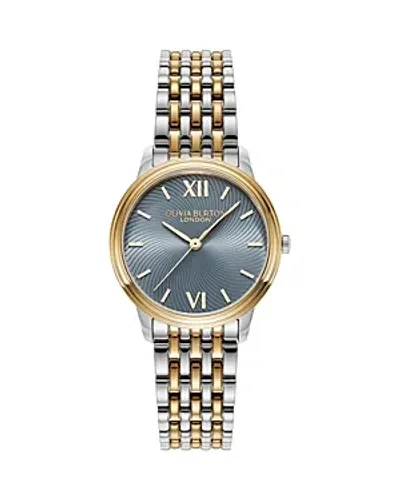 Olivia Burton Women's Classic Swirl Two-tone Stainless Steel Watch 32mm In Blue