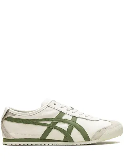 Onitsuka Tiger Tiger Mexico 66 Sd "cream White/green" Sneakers In Neutrals