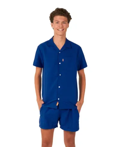 Opposuits Kids' Big Boys 2 Pc Summer Shirt And Shorts Set In Navy