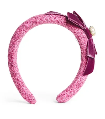 Patachou Kids' Embellished Headband In Pink