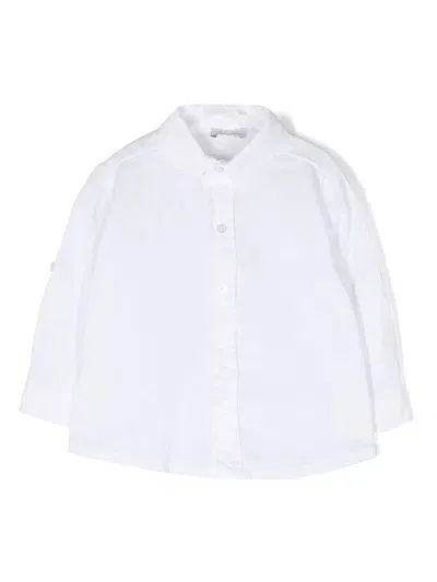 Patachou Babies' Long-sleeve Shirt In White