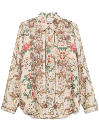 Pierre-louis Mascia Aloe Shirt In Neutrals