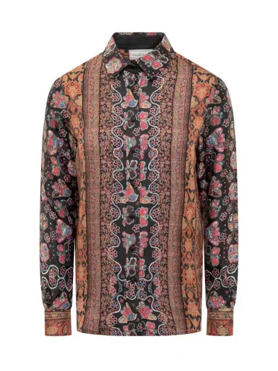 Pierre-louis Mascia Long-sleeved Shirt In Multicolor