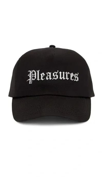 Pleasures Chrome Snapback In Black