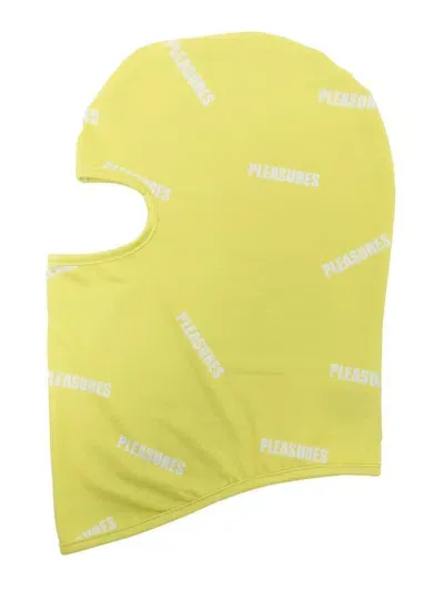 Pleasures Printed Balaclava In Yellow