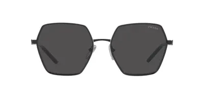 Prada Eyewear Square Frame Sunglasses In Black