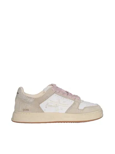 Premiata Sneakers Beige In White